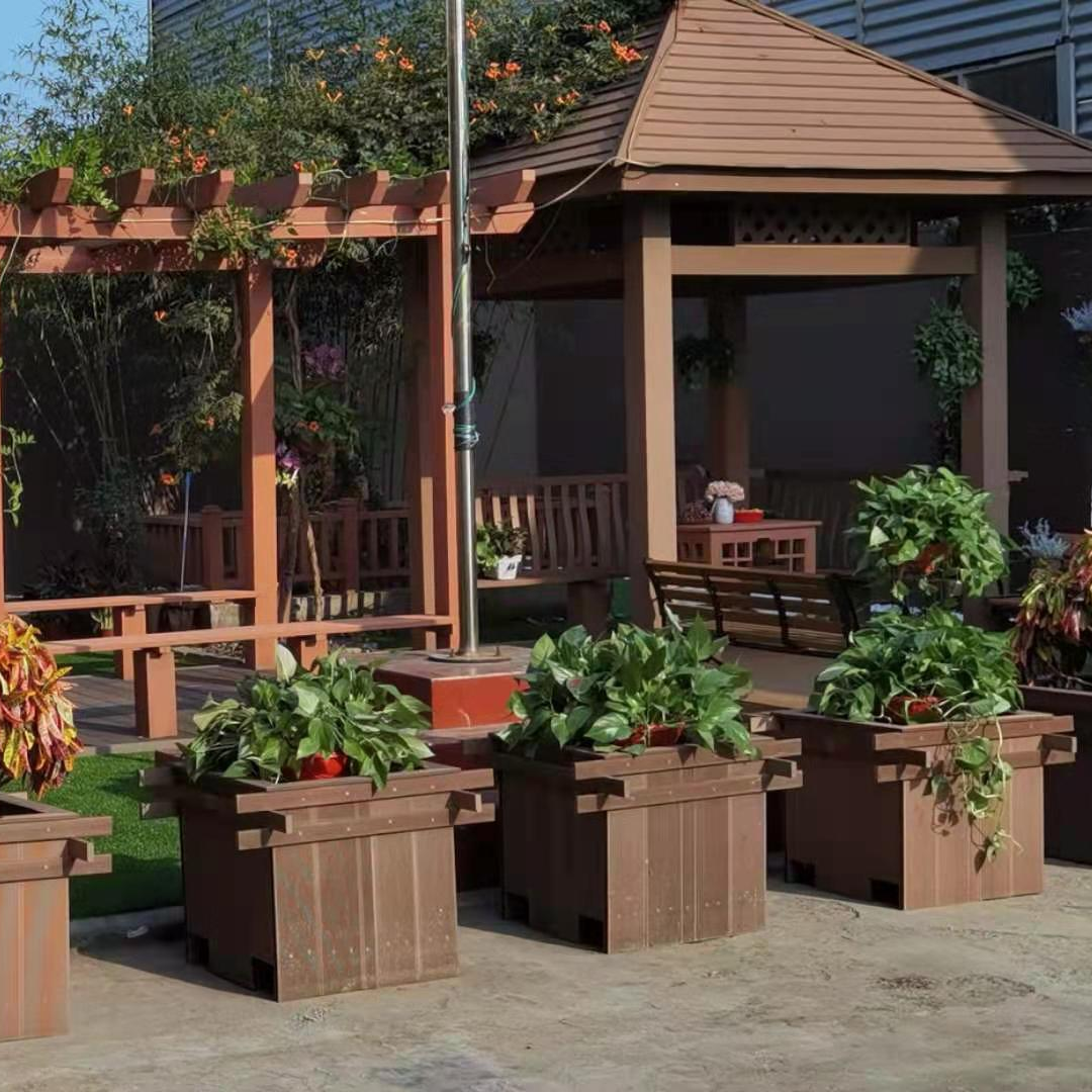 Outdoor wood plastic